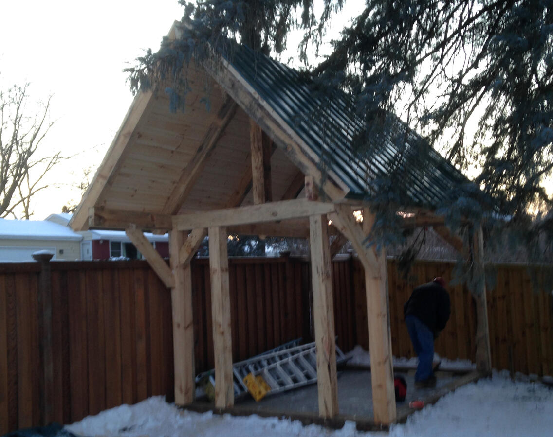 Timberframe Shed Roseville, Mn